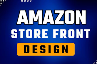 design amazon storefront, redesign amazon brand store and a plus content
