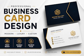 create elegant corporate business card design