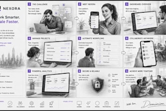 saas explainer storyboard illustrations for apps and startups