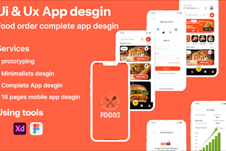 design modern UI UX for website and mobile app