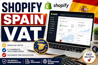 setup shopify spain vat and ecommerce tax compliance
