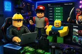 develop, script, build, and create a professional roblox game