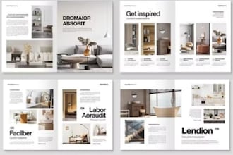 design product catalog booklet, magazine, newsletters for business marketing