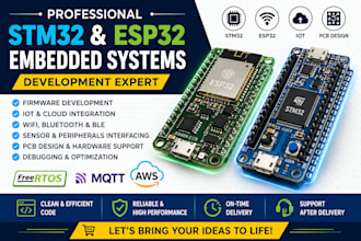 develop manufacturing ready pcb and firmware