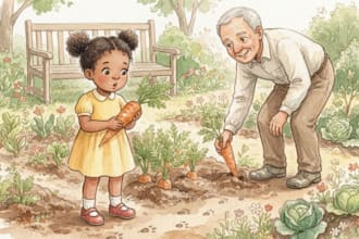 hand drawn watercolor book illustration watercolor book illustration