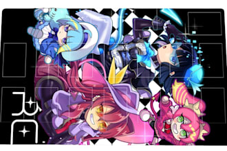 design premium custom anime playmats, tcg, mtg cards and board game for printing