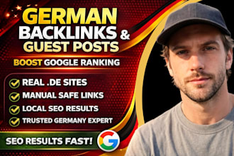 do HQ german SEO contextual backlinks germany guest post on deutsche de websites