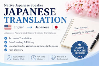 native japanese translation service