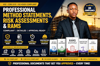 create professional method statements and risk assessments