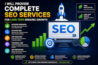 provide complete seo services for long term organic growth
