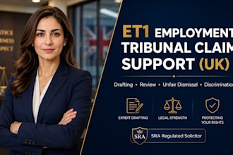 draft your workplace discrimination et1 tribunal claim
