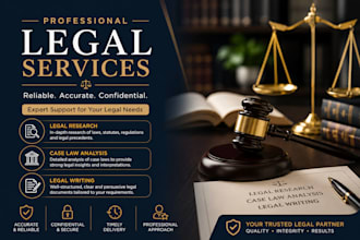do legal research, case law analysis and legal writing