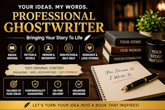 do book and ebook writing, editing, non fiction, fiction and ghost book writing