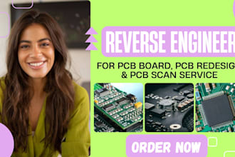 do pcb reverse engineering from image, scan, gerber or physical board redesign