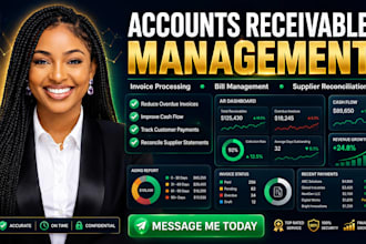 manage accounts receivable, invoice processing, bill management reconciliation