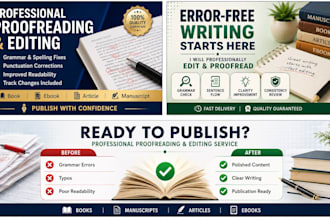 proofread and correct grammar, spelling and punctuation errors