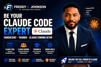 be your claude code expert, consultant, trainer and claude cowork setup