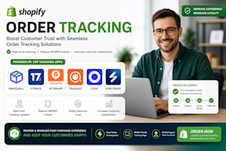do shopify order tracking 17track parcelwill track123 synctrack aftership loop