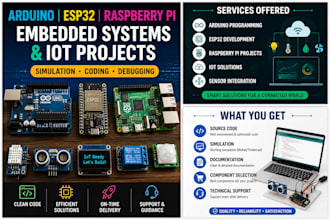 develop and simulate end to end iot projects including sensor interfacing