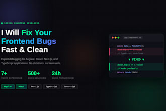 fix your angular react javascript or typescript bugs