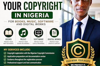 register your copyright in nigeria for books, music, software and digital works