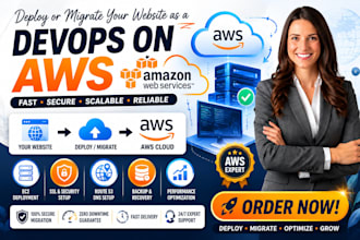 deploy or migrate your websites as a devops on amazon web services AWS