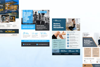 design professional brochure or flyer within 48 hrs