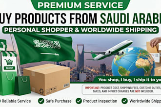 buy products from saudi arabia and ship them worldwide