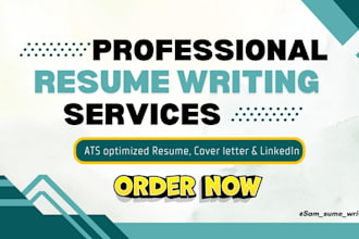 write an executive resume, CV and cover letter