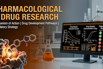 conduct indepth pharmacological and drug profile research