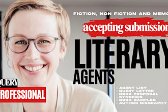 prepare your manuscript for literary agent submission and representation