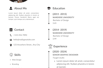 write a professional CV and resume for job applications