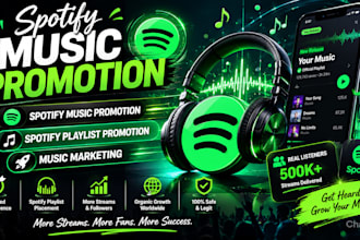 do spotify music promotion, spotify playlist promotion and music marketing