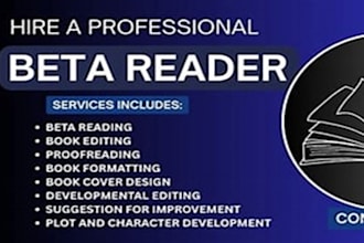 beta read fantasy, romance beta reader, horror thriller scifi, alpha beta reader