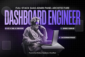 build a next js saas admin panel with supabase, cloudflare, and node js