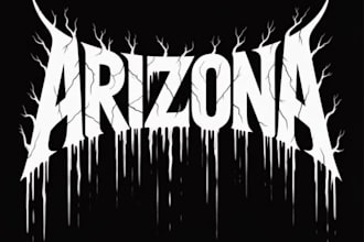design an epic pagan metal band logo