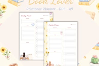 design a custom printable planner for wellness  coaches