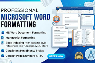 microsoft word document formatting ms word manuscript formatting book indexing