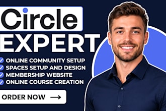 setup circle so community circle so online course circle so membership website