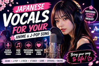 compose anime opening ending song anime ost soundtrack and cinematic vocals