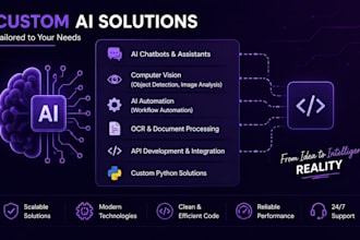 build ai chatbot, rag chatbot and custom python ai solutions