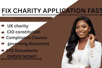 draft UK charity constitution and governing documents