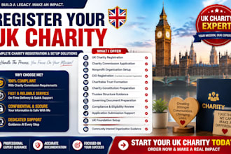 expertly register your UK charity and nonprofit organization