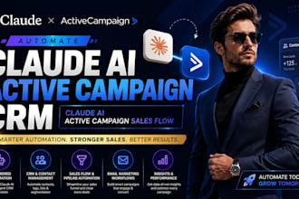 automate claude ai activecampaign CRM and sales workflows