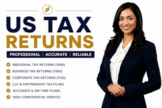 do US tax filing, US tax return, llc tax, business tax 1120 and 5472