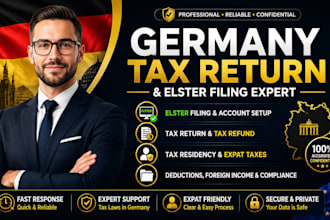 help with germany tax return elster filing tax refund tax residency, expat taxes