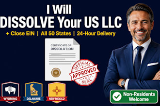 llc dissolution, dissolve llc, close ein, llc amendment, llc, reinstatement, ein