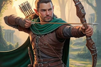 dnd, fantasy character and dnd character