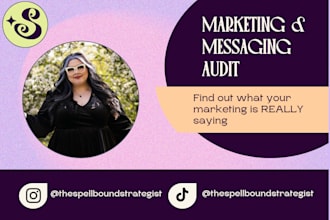audit your marketing and messaging for your service or coaching business
