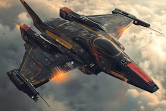 do sci fi spaceship design